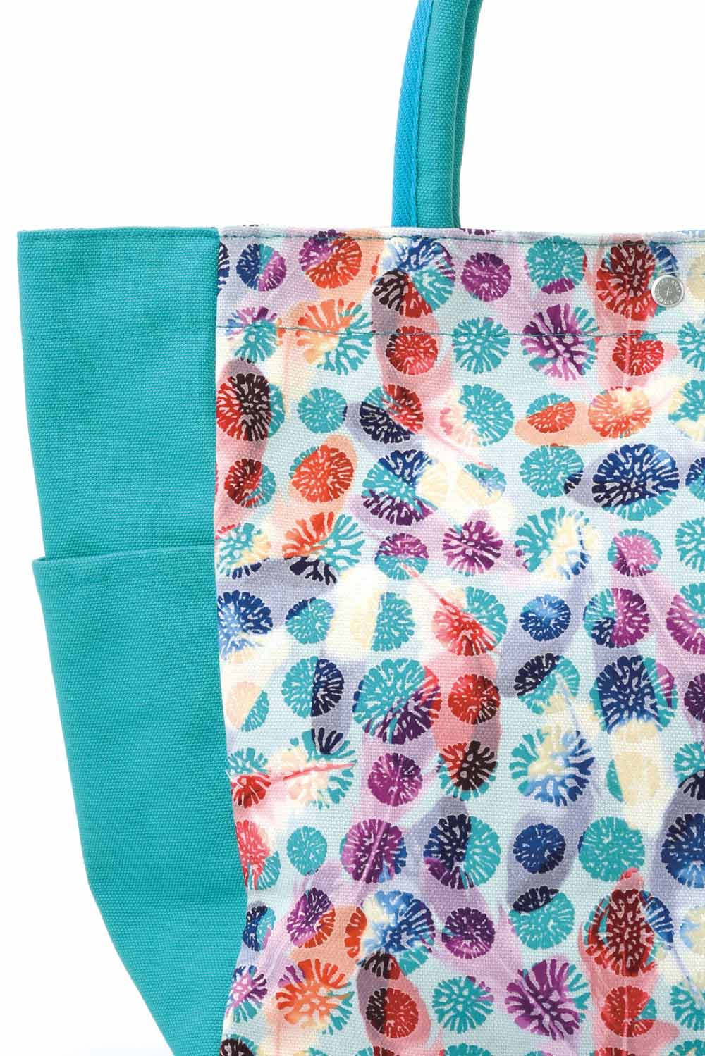 Borsa tote corallo flocky