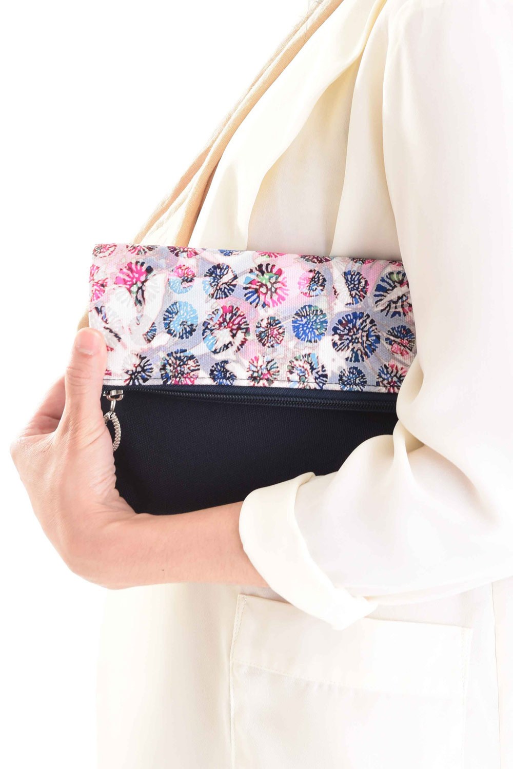 Pochette corallo flocky